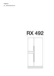 Gaggenau RX 492 Instrucciones De Uso