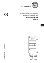 IFM Electronic ASinterface AC007S Instrucciones De Uso