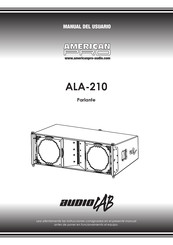 American Pro AUDIO LAB ALA-210 Manual Del Usuario