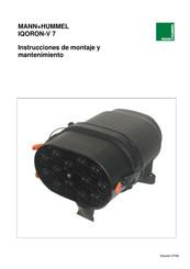 MANN+HUMMEL IQORON-V 7 Instrucciones De Montaje Y Mantenimiento