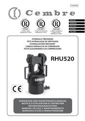 Cembre RHU520 Manual De Uso Y Mantenimiento