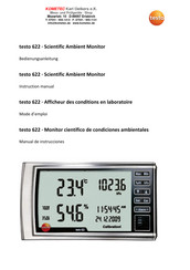 testo 622 Manual De Instrucciones