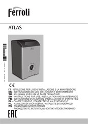 Ferroli ATLAS 62 Instrucciones De Uso, Instalación Y Mantenimiento