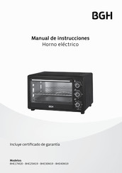 Bgh BHE36M18 Manuales | ManualsLib