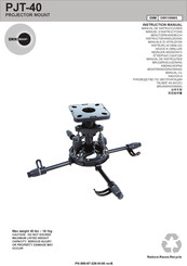 Omnimount PJT-40 Manual De Instrucciones