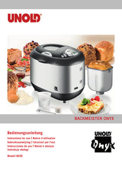 Unold Backmeister Onyx 8695 Instrucciones De Uso