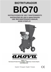 Anova BIO70 Instrucciones De Uso Y Mantenimiento