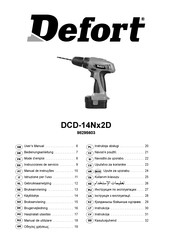 Defort DCD-14Nx2D Instrucciones De Servicio