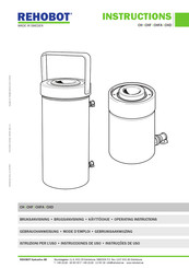 REHOBOT CH Serie Instrucciones De Uso