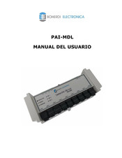 Boherdi Electronica PAI-MDL Manual Del Usuario