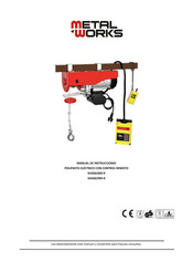 Metal Works SH500/999-R Manual De Instrucciones