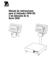 OHAUS CKW-55 Manual De Instrucciones