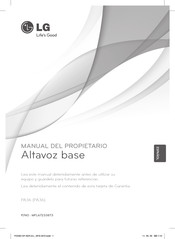 LG PA36 Manual Del Propietário