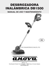 Anova DB1500 Manual De Uso Y Mantenimiento