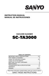 Sanyo SC-TA3000 Manual De Instrucciones