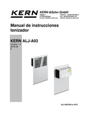 KERN ALJ-A03 Manual De Instrucciones