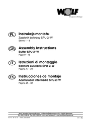 Wolf SPU-2-1500 Instrucciones De Montaje