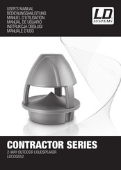 LD Systems CONTRACTOR LDCOGS52 Serie Manual De Usuario