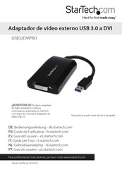 StarTech.com USB32DVIPRO Guia Del Usuario