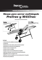 Tapco ProTrax Manual De Instrucciones