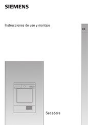 Siemens WTXL250HEE Instrucciones De Uso Y Montaje