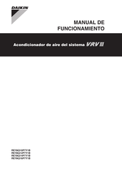 Daikin REYAQ10P7Y1B Manual De Funcionamiento