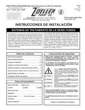 Zoeller FUSION Serie Instrucciones De Instalación