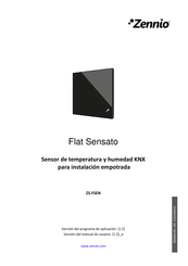 Zennio Flat Sensato ZS-FSEN Manual De Usuario