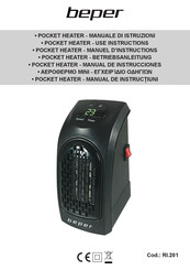 Beper POCKET HEATER Manual De Instrucciones