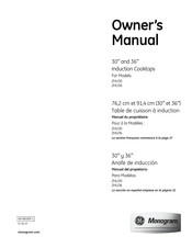 GE Monogram ZHU36 Manual Del Propietário