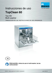 Meiko TopClean 60 Instrucciones De Uso