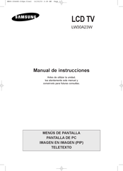 Samsung LW30A23W Manual De Instrucciones