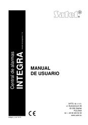 Satel INTEGRA 128-WRL Manual De Usuario