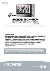 Archos 504 Manual De Usuario