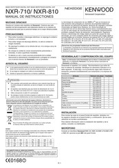 Kenwood NEXEDGE NXR-710 Manual De Instrucciones