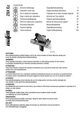 Mafell ZSX Ec Serie Manual De Instrucciones