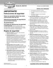 sunjoe SWJ701E Manual Del Operador
