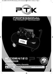 PTK AC 220M/4/1815 Manual Del Usuario