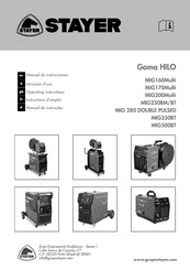 stayer Hilo MIG 250 BM Manual De Instrucciones