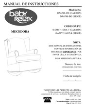 Baby Relax DA6748-BG Manual De Instrucciones