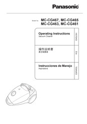 Panasonic MC-CG463 Instrucciones De Manejo