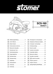 Stomer Professional SCS-165 Instrucciones De Servicio