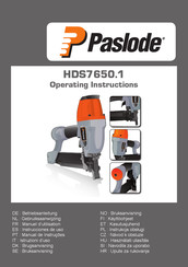 Paslode HDS7650.1 Instrucciones De Uso