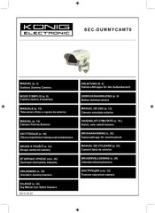 König Electronic SEC-DUMMYCAM70 Manual De Uso