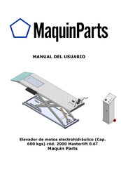 Maquin Parts 2000 Masterlift 0.6T Manual Del Usuario