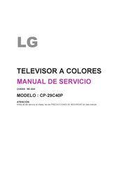 LG CP-29C40P Manual De Servicio