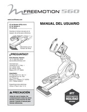 Freemotion SFEL51212 Manual Del Usuario