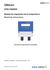 ZIEHL-ABEGG UNIcon CTG-150AVC Manual De Instrucciones