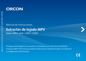 Orcon MPV Serie Manual De Instrucciones