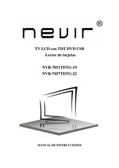 Mando a distancia Nevir NVR-7410-32HD-N y NVR-7410-49HD-N.